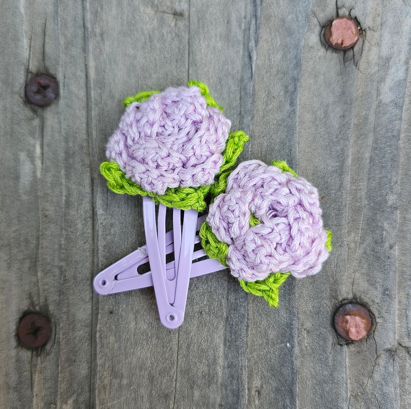 Crochet Hair Clips