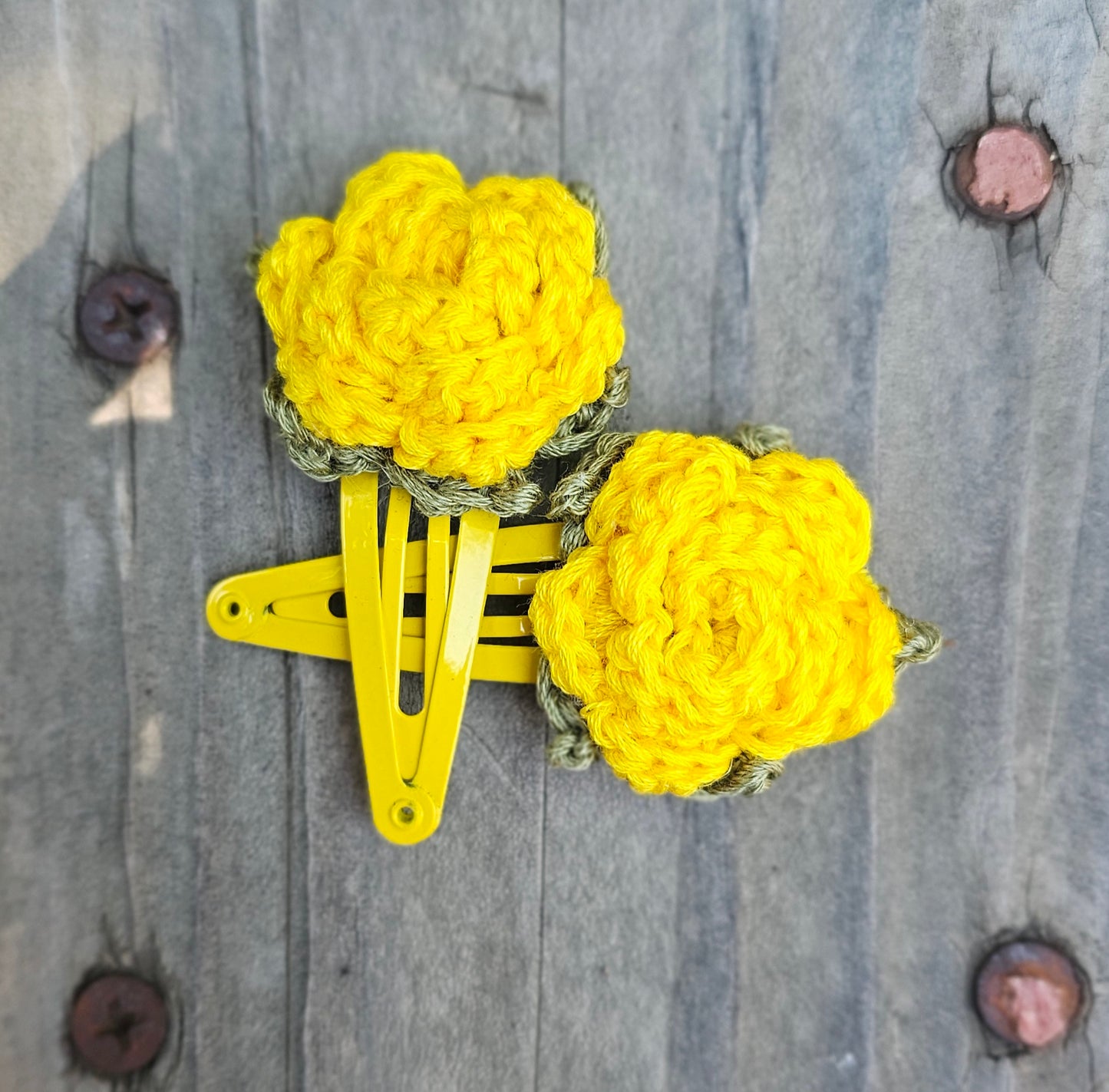 Crochet Hair Clips