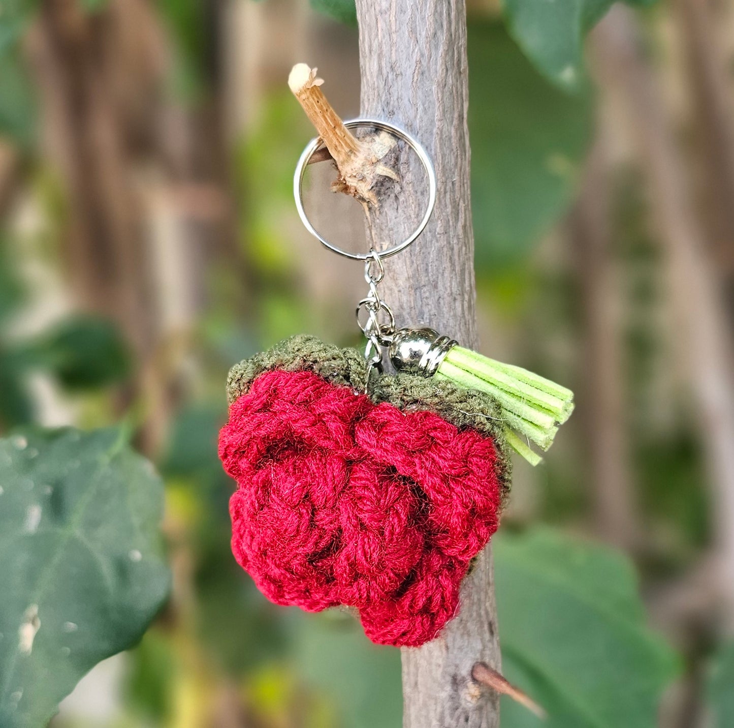 Crochet Flower Keychains