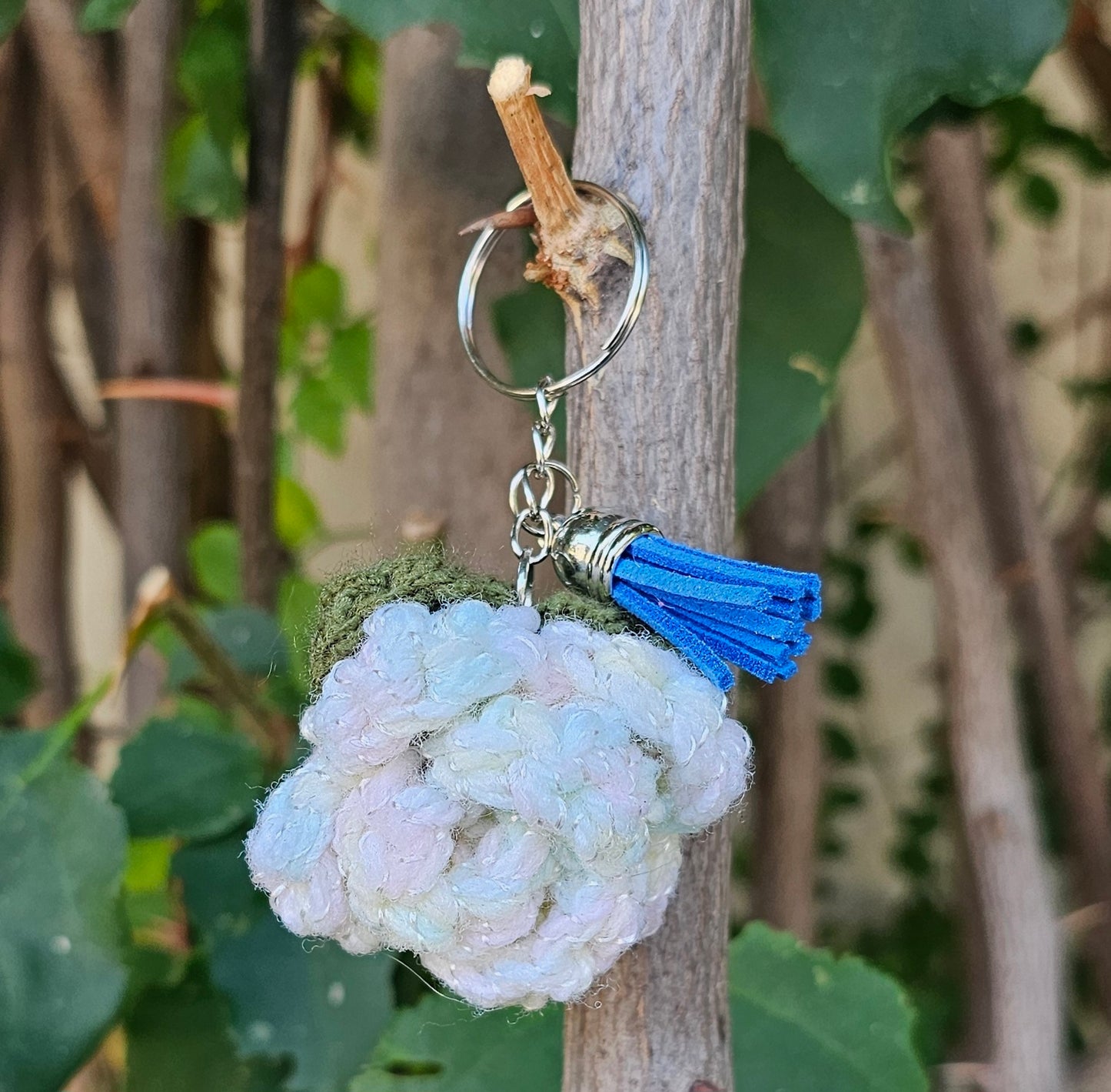Crochet Flower Keychains