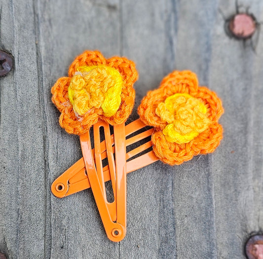 Crochet Hair Clips